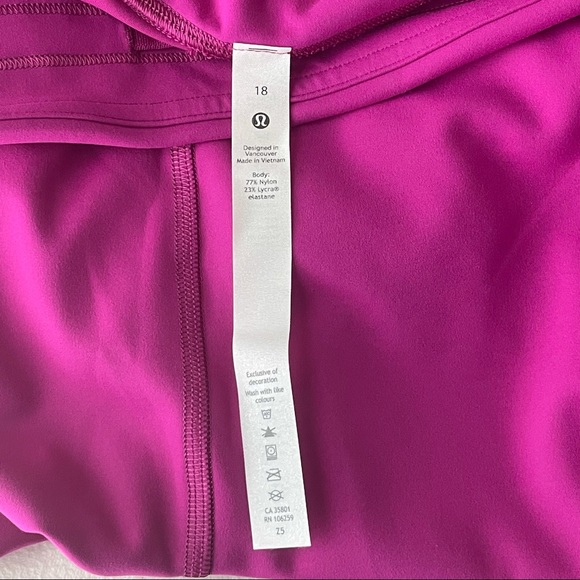 LULULEMON NWT INVIGORATE HIGHRISE TIGHT LEGGINGS 25”RIPENED RASPBERRY 20 - Picture 12 of 12